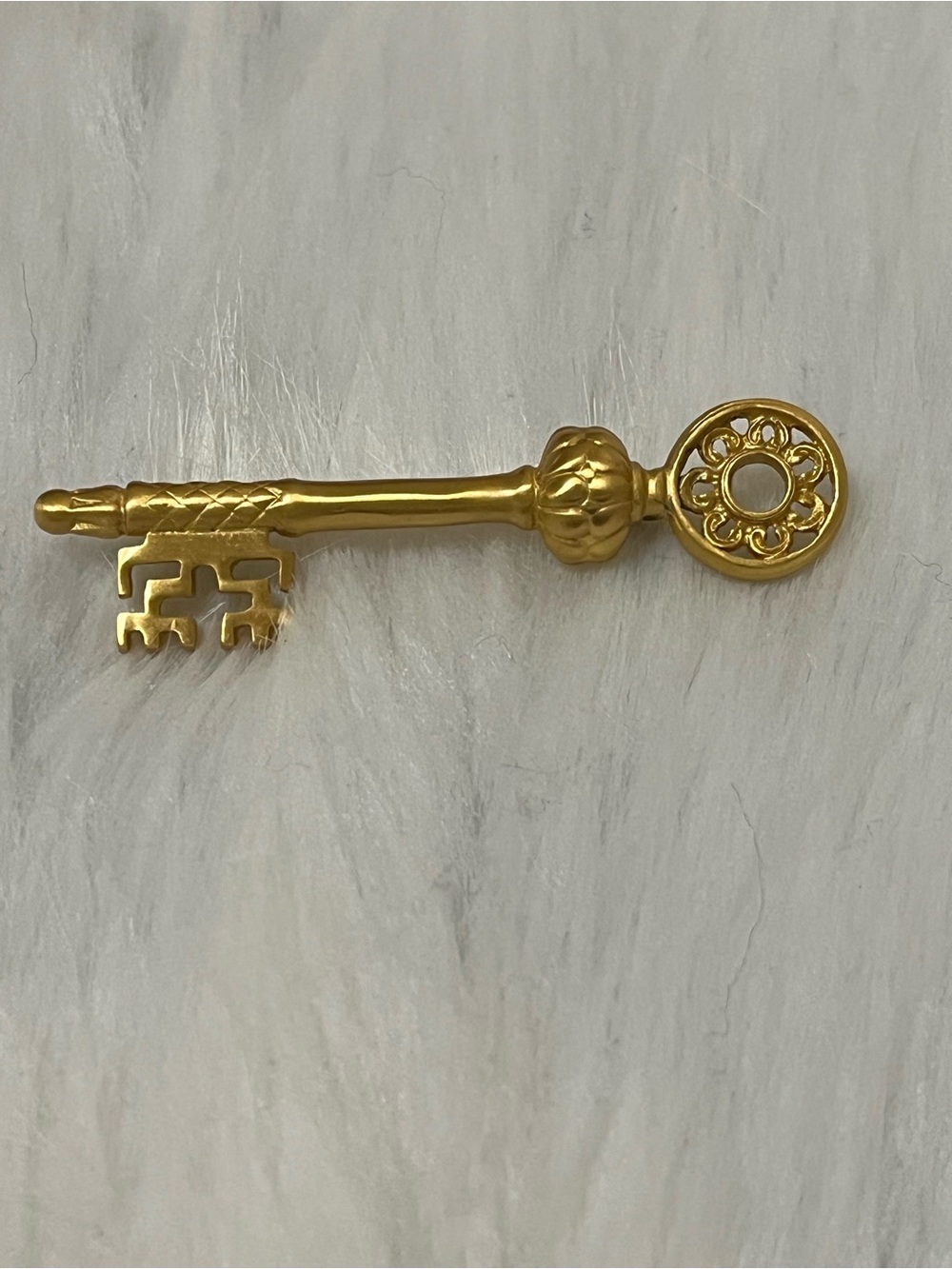 Vintage Key Brooch